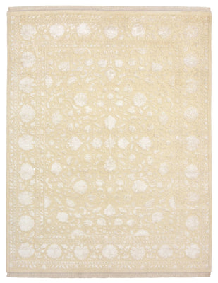 Tapis oriental - 251 x 198 cm - beige foncé