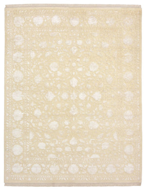 Tapis oriental - 251 x 198 cm - beige foncé