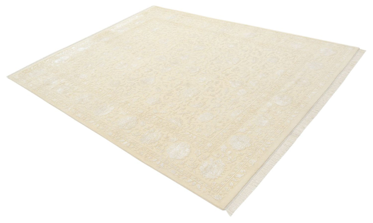 Tapis oriental - 251 x 198 cm - beige foncé