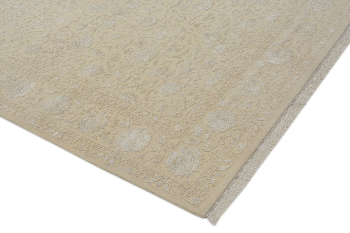Tapis oriental - 251 x 198 cm - beige foncé