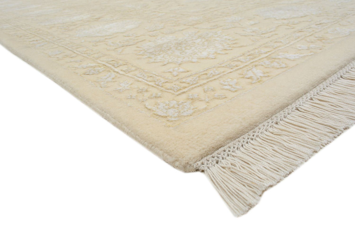 Tapis oriental - 251 x 198 cm - beige foncé