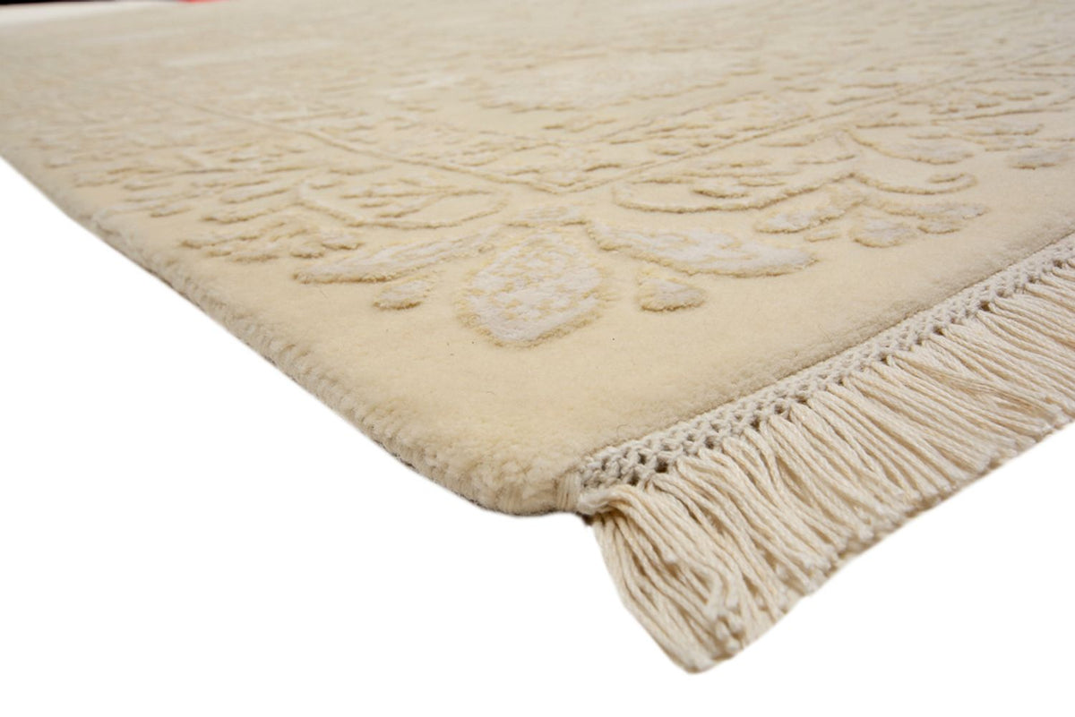 Tapis oriental carré  - 309 x 301 cm - beige clair