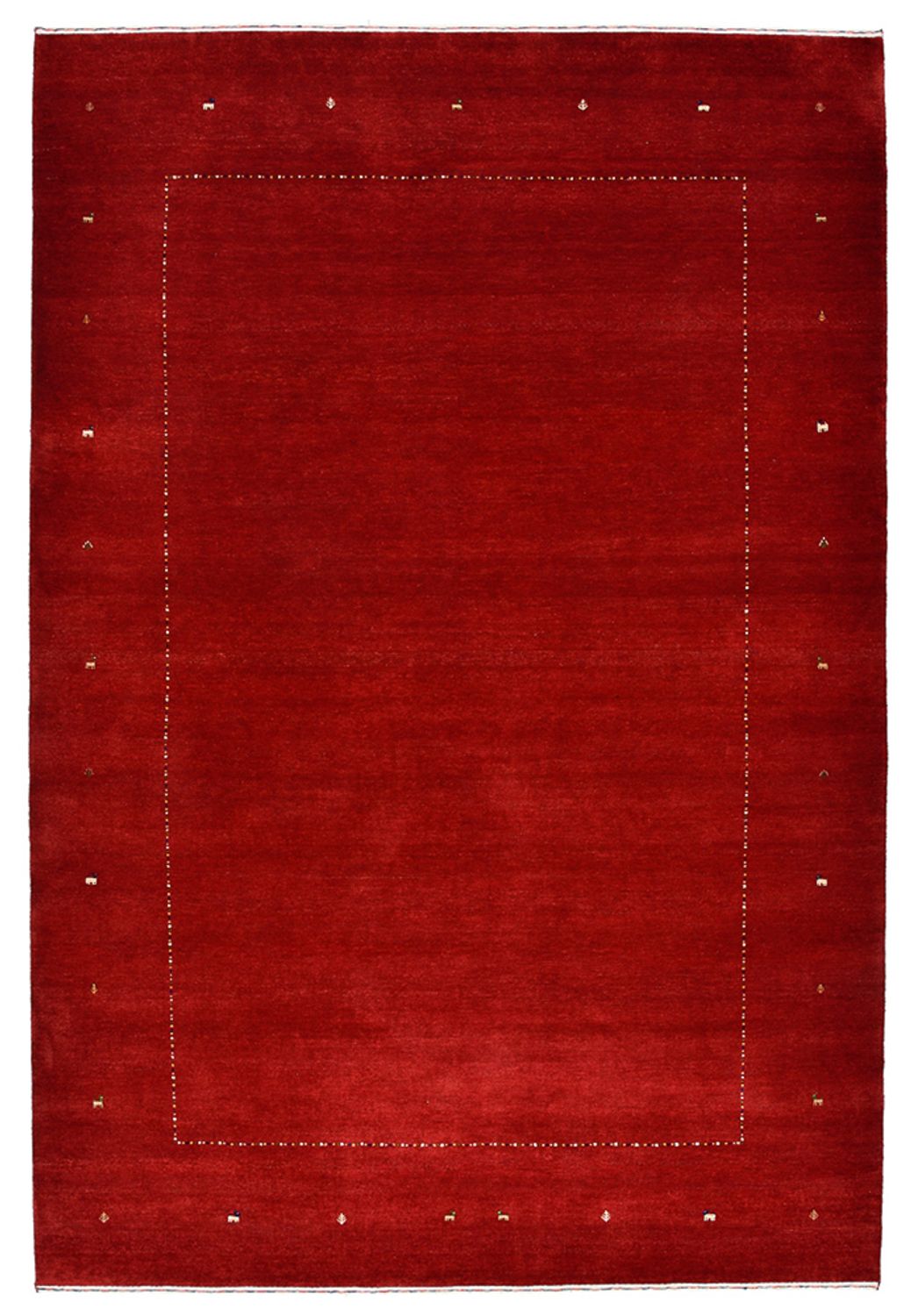 Tapis Gabbeh - Loribaft Indus - 305 x 208 cm - rouge