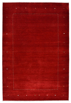 Tapis Gabbeh - Loribaft Indus - 305 x 208 cm - rouge