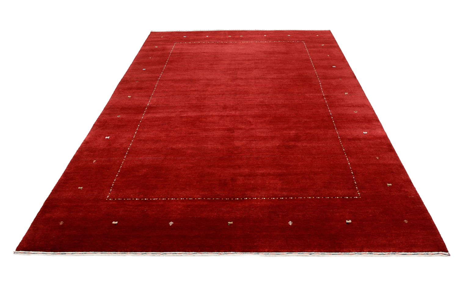 Tapis Gabbeh - Loribaft Indus - 305 x 208 cm - rouge