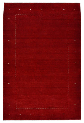 Tapis Gabbeh - Loribaft Indus - 302 x 204 cm - rouge