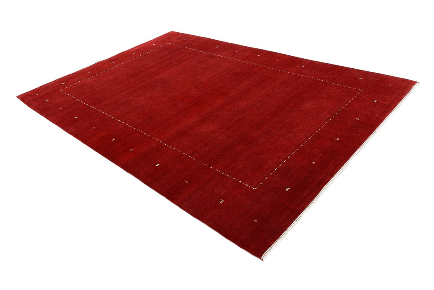 Tapis Gabbeh - Loribaft Indus - 302 x 204 cm - rouge