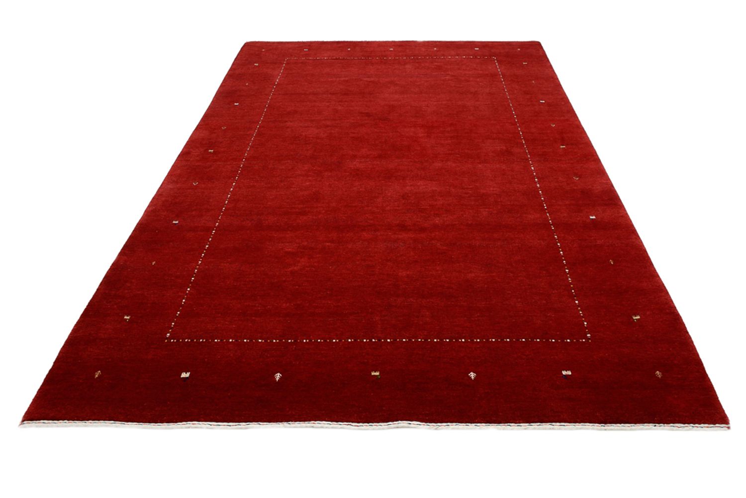 Tapis Gabbeh - Loribaft Indus - 302 x 204 cm - rouge