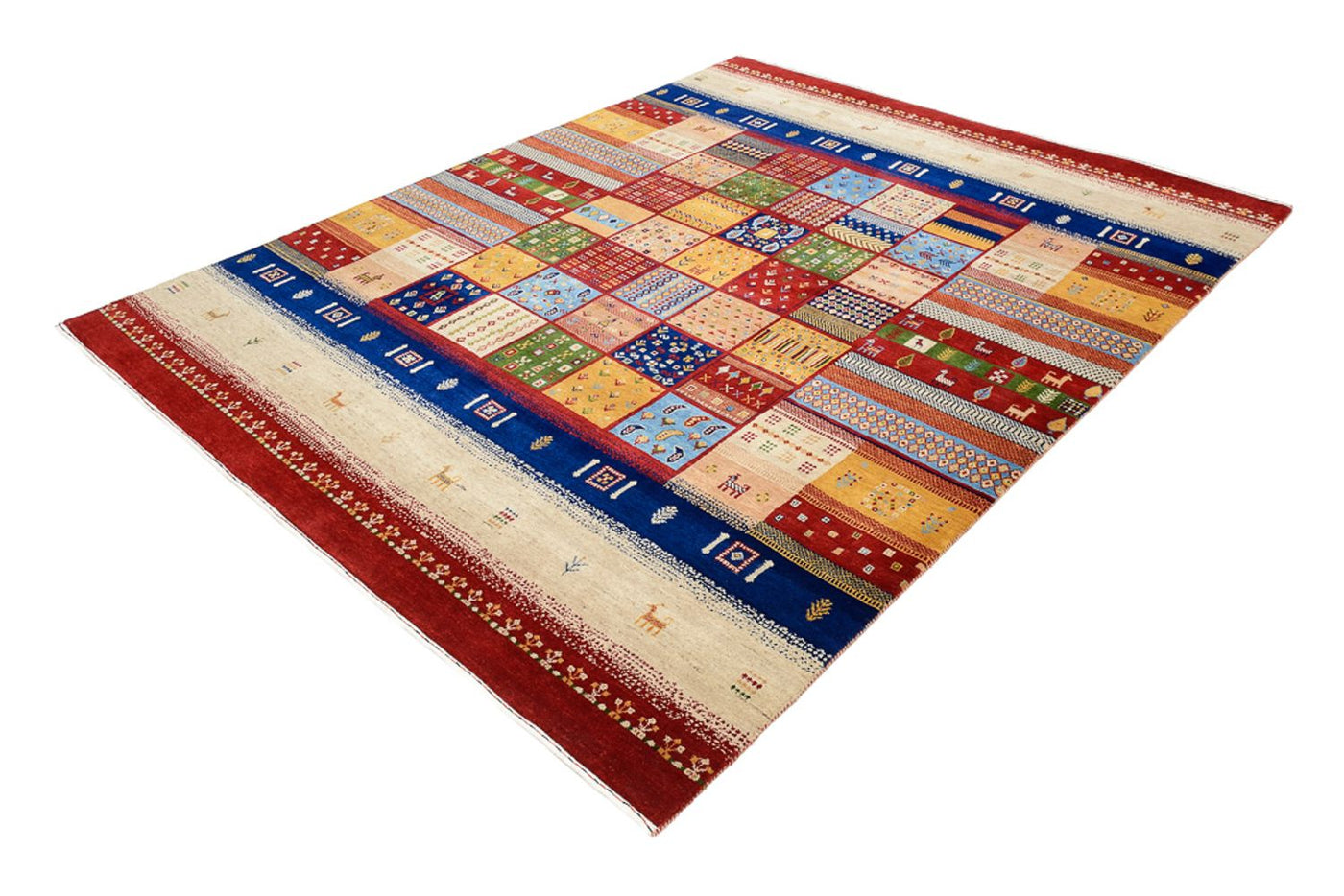 Tapis Loribaft indien Tapis 251x207cm - Tapis en laine