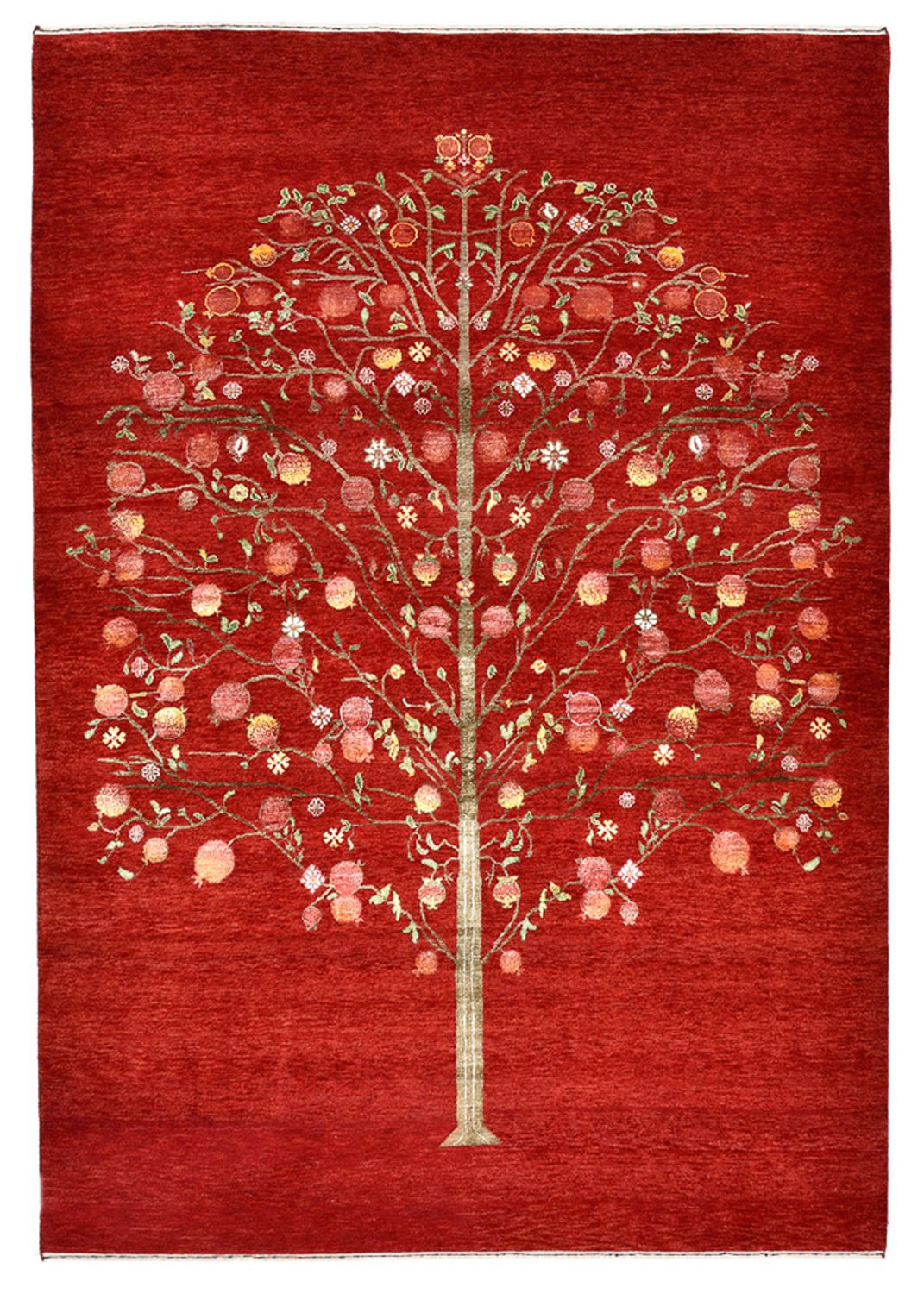 Tapis Gabbeh - Loribaft Indus - 245 x 173 cm - rouge