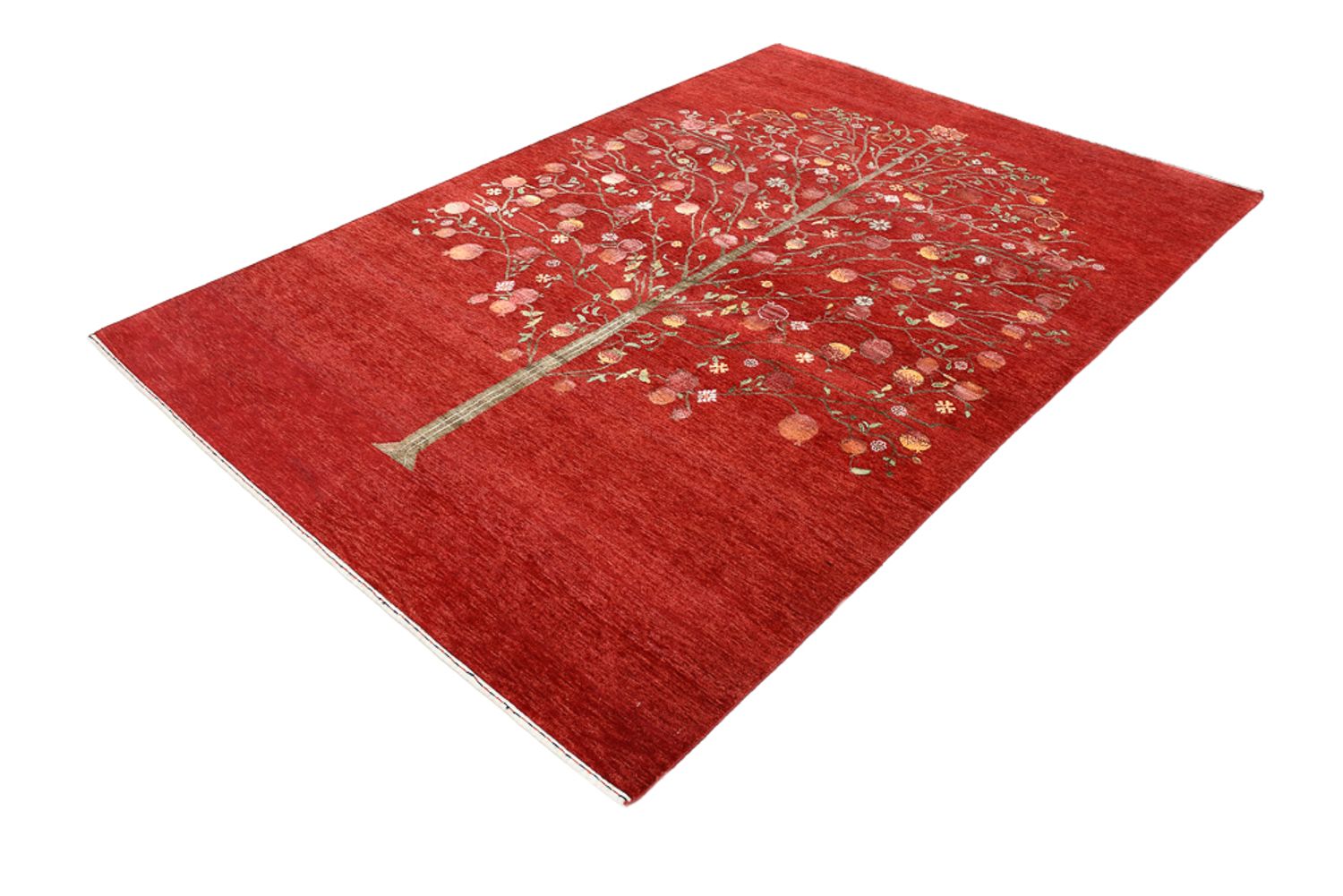 Tapis Gabbeh - Loribaft Indus - 245 x 173 cm - rouge