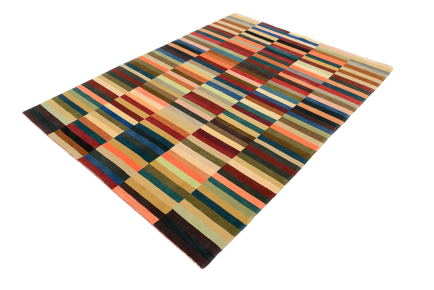 Tapis design - 201 x 153 cm - multicolore