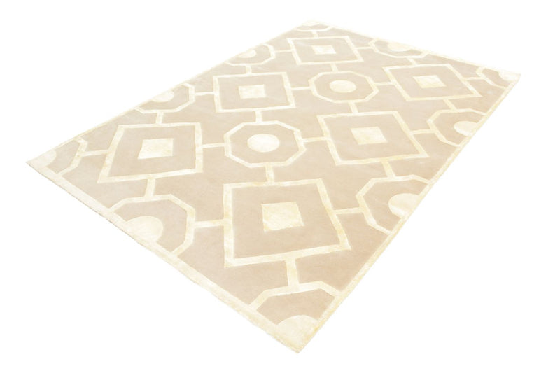 Tapis design - 240 x 170 cm - beige foncé