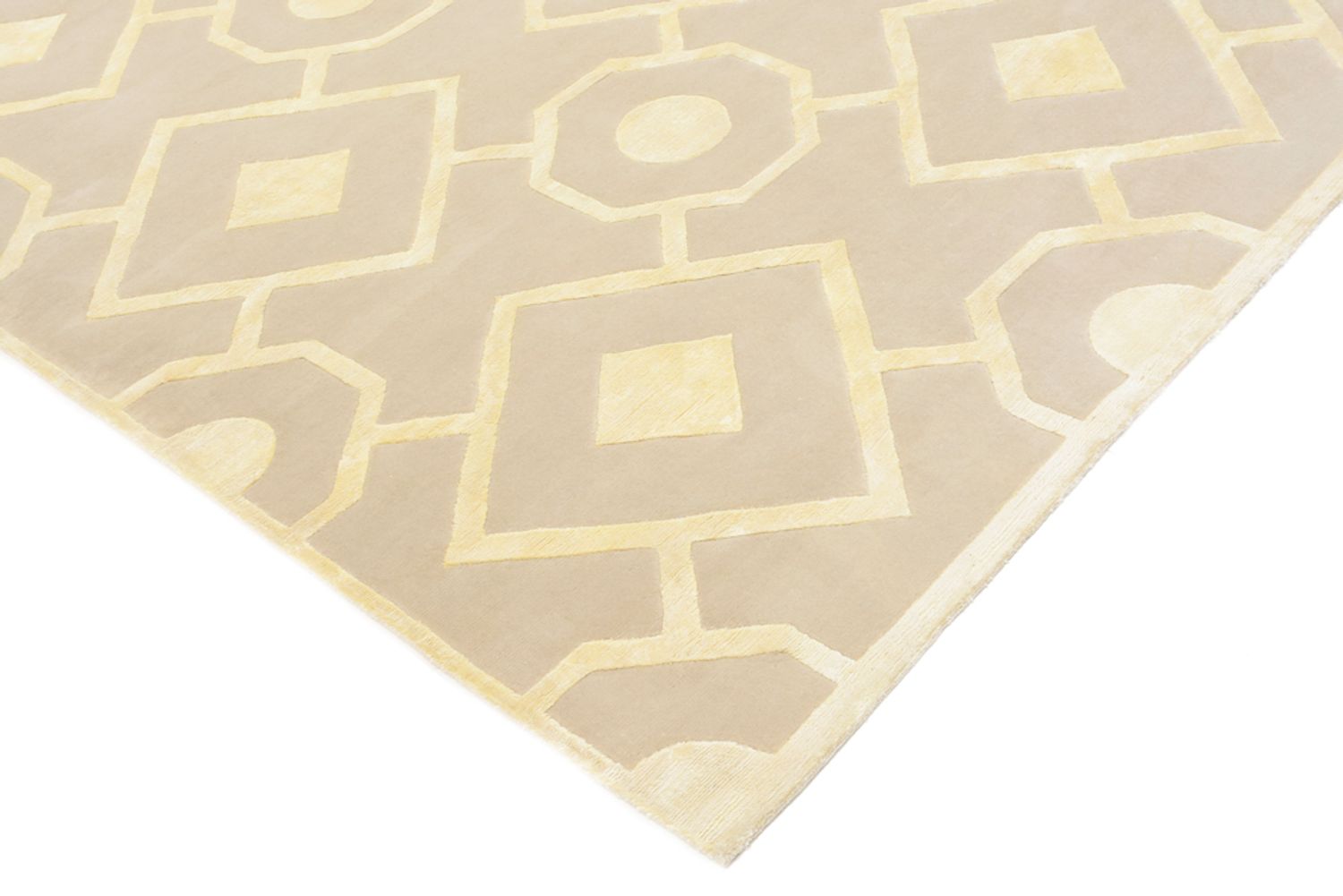 Tapis design - 240 x 170 cm - beige foncé