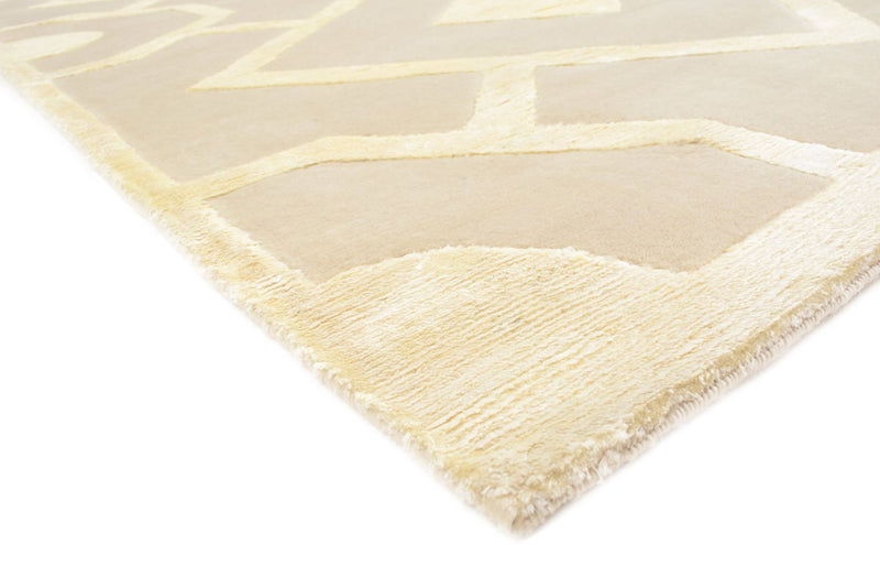 Tapis design - 240 x 170 cm - beige foncé
