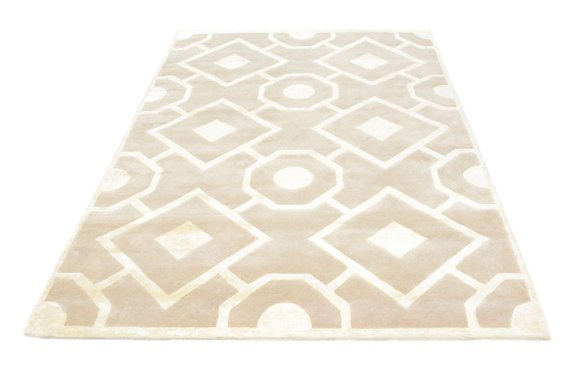 Tapis design - 240 x 170 cm - beige foncé
