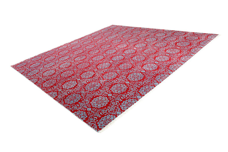Tapis design carré  - 321 x 319 cm - rouge clair