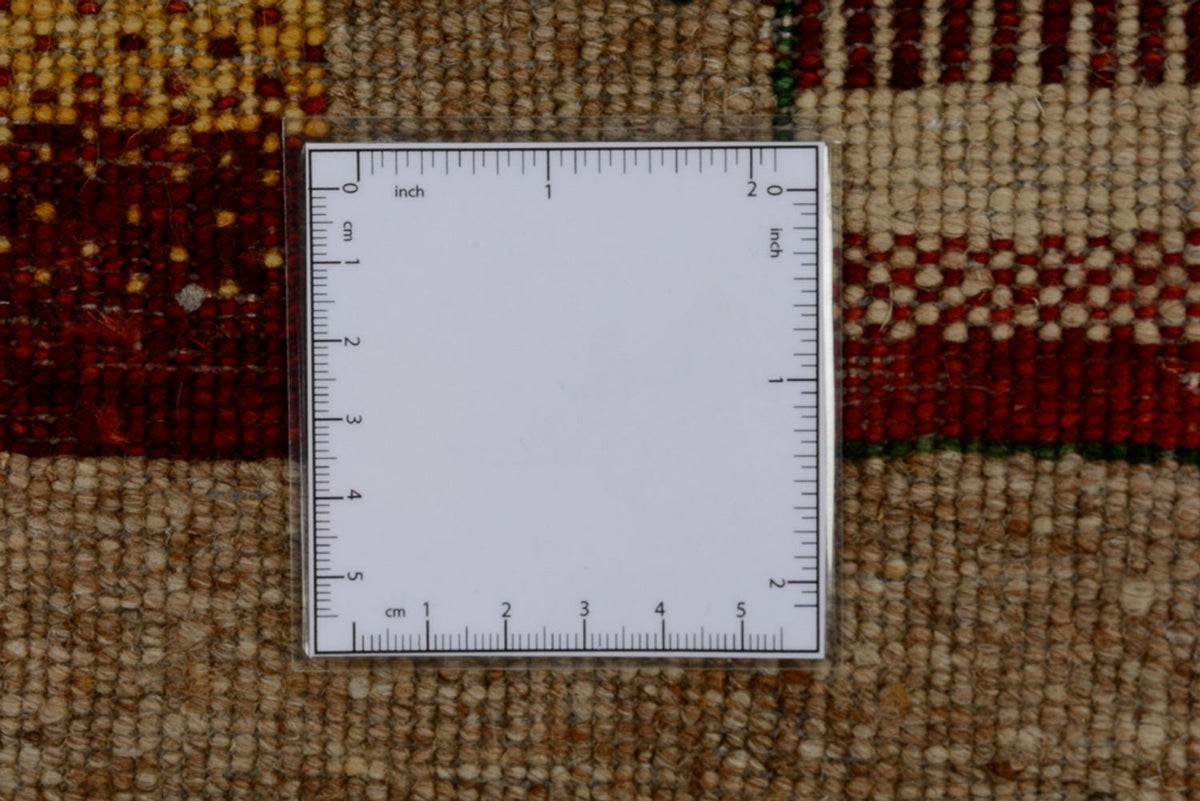 Tapis Gabbeh - Loribaft Indus carré  - 203 x 201 cm - multicolore