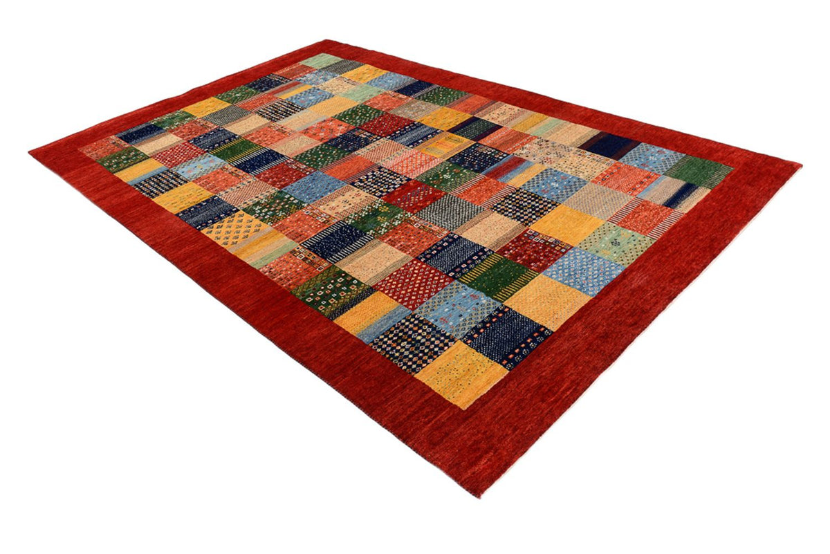 Tapis Gabbeh - Loribaft Indus - 302 x 200 cm - multicolore