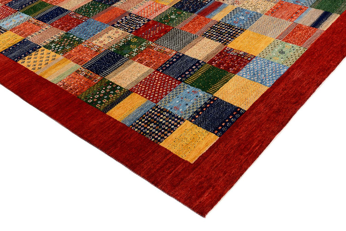 Tapis Gabbeh - Loribaft Indus - 302 x 200 cm - multicolore