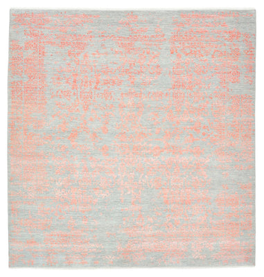 Tapis design carré  - 255 x 248 cm - orange