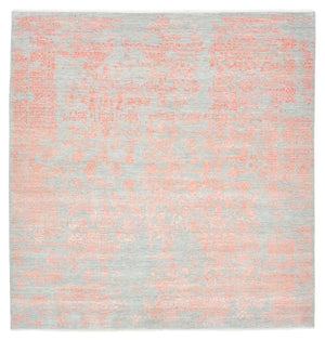 Tapis design carré  - 255 x 248 cm - orange