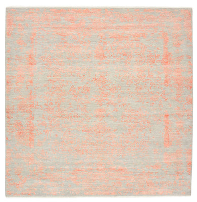 Tapis design carré  - 251 x 251 cm - orange