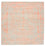 Tapis design carré  - 251 x 251 cm - orange