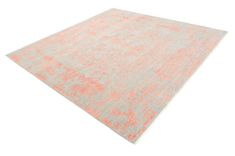 Tapis design carré  - 251 x 251 cm - orange