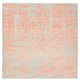 Tapis design carré  - 254 x 251 cm - orange