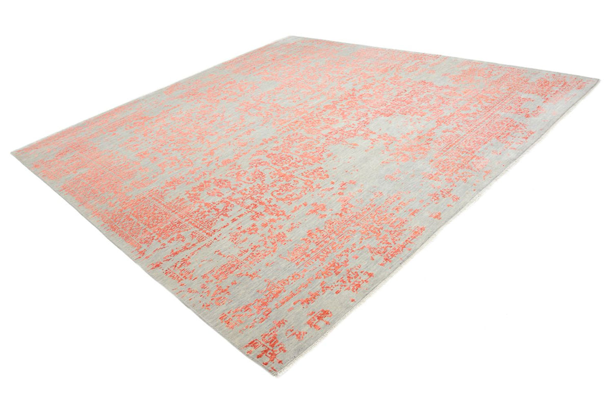 Tapis design carré  - 254 x 251 cm - orange