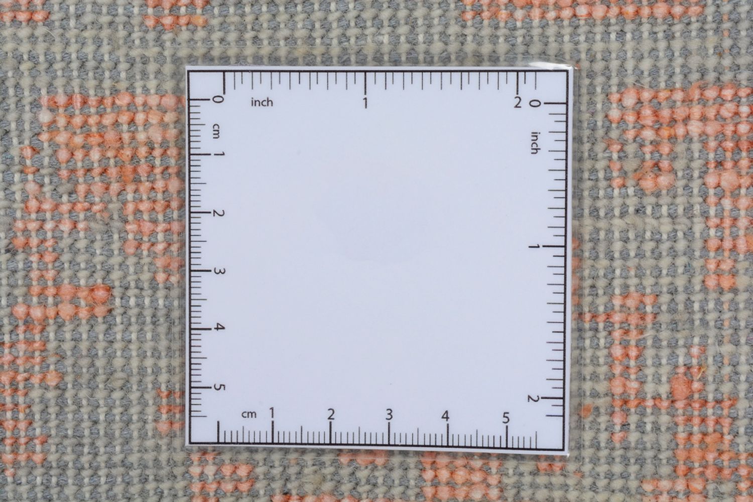 Tapis design carré  - 254 x 251 cm - orange