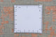 Tapis design carré  - 254 x 251 cm - orange