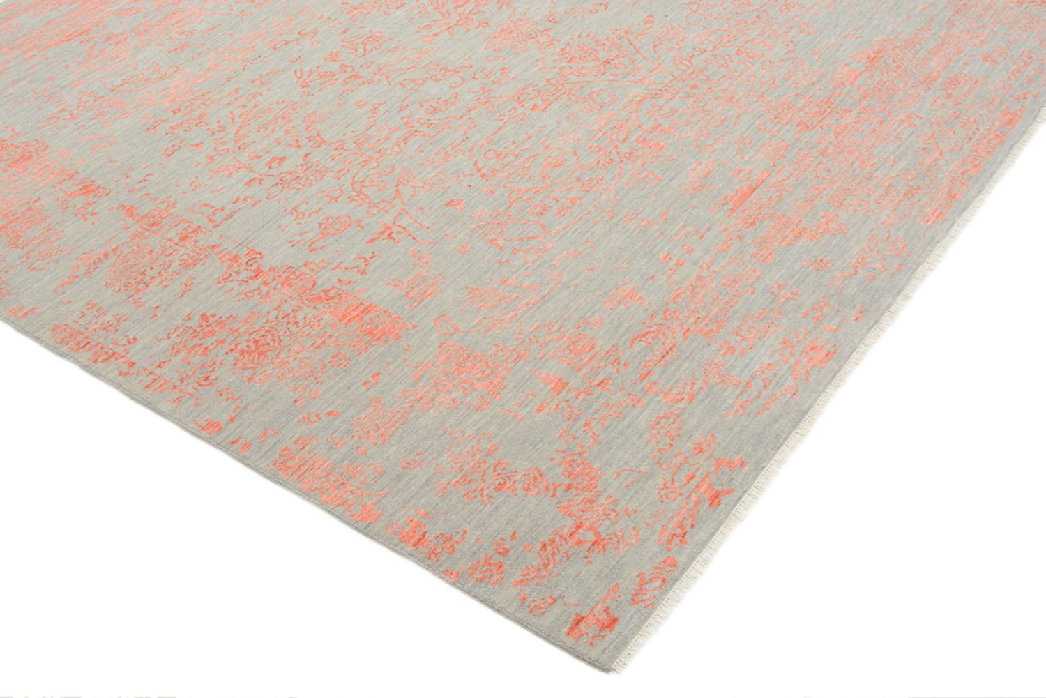 Tapis design carré  - 304 x 303 cm - orange