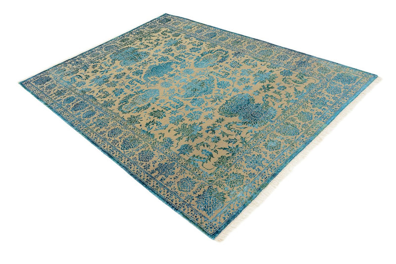 Tapis design - 175 x 123 cm - bleu clair