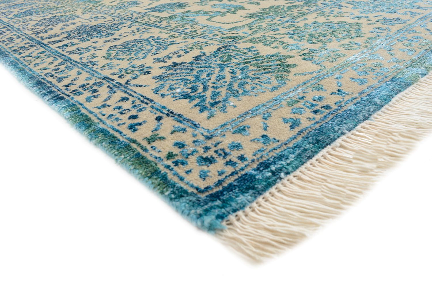 Tapis design - 175 x 123 cm - bleu clair
