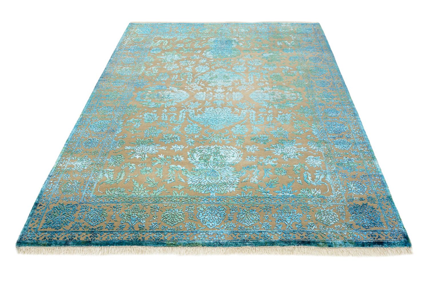 Tapis design - 175 x 123 cm - bleu clair