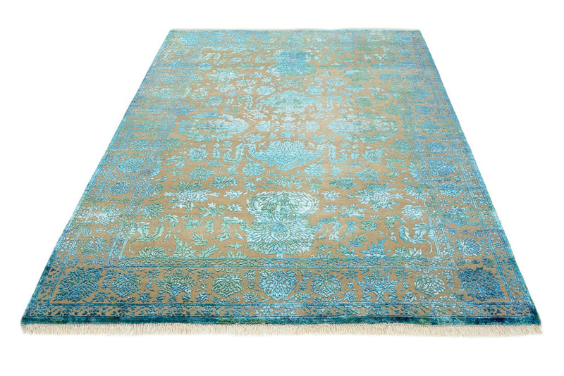 Tapis design - 175 x 123 cm - bleu clair