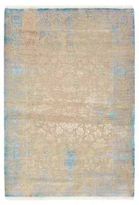 Tapis design - 186 x 129 cm - beige clair