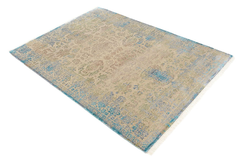 Tapis design - 186 x 129 cm - beige clair