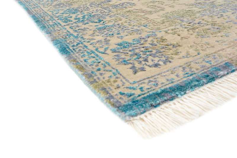 Tapis design - 186 x 129 cm - beige clair