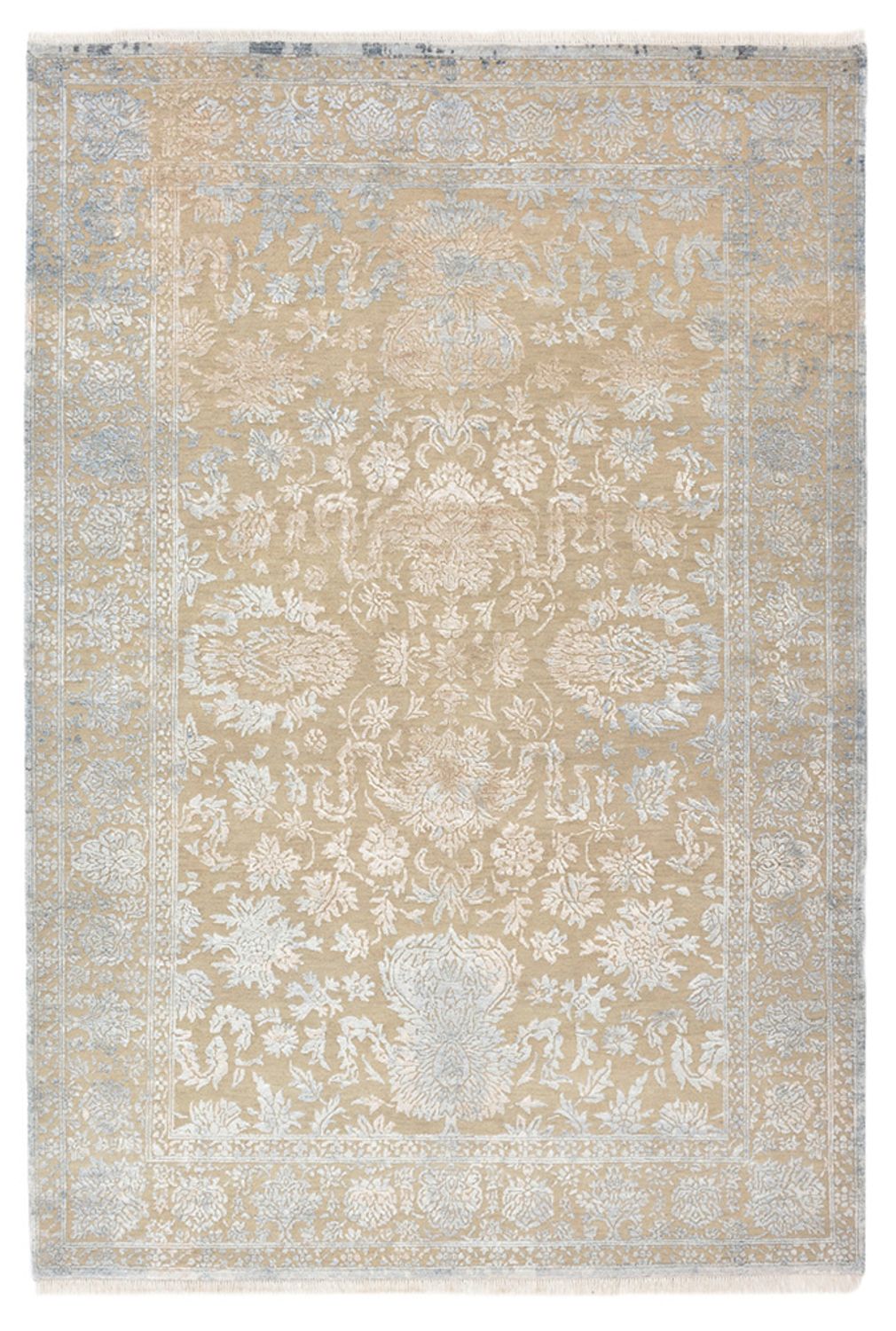 Tapis design - 243 x 166 cm - beige clair