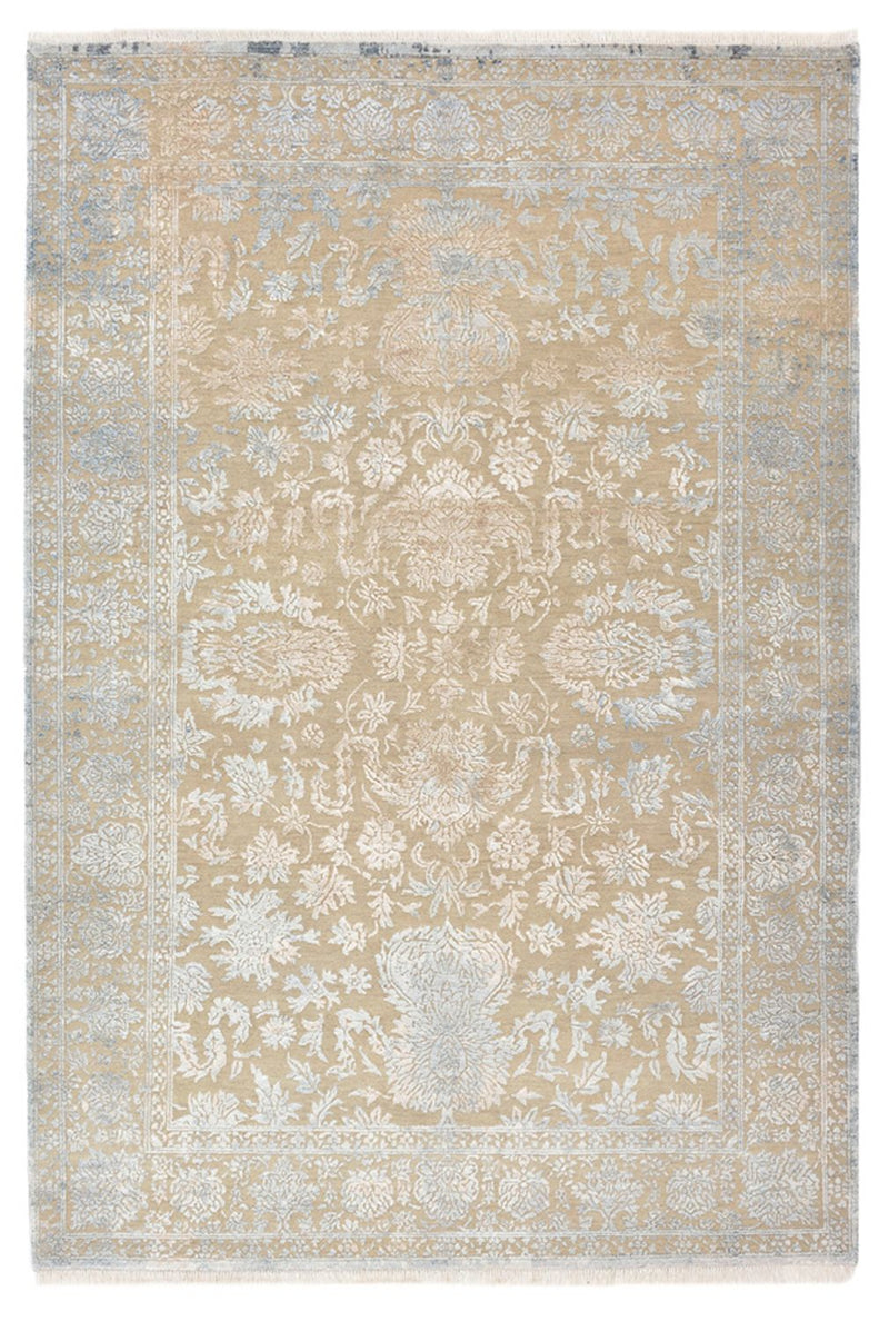 Tapis design - 243 x 166 cm - beige clair
