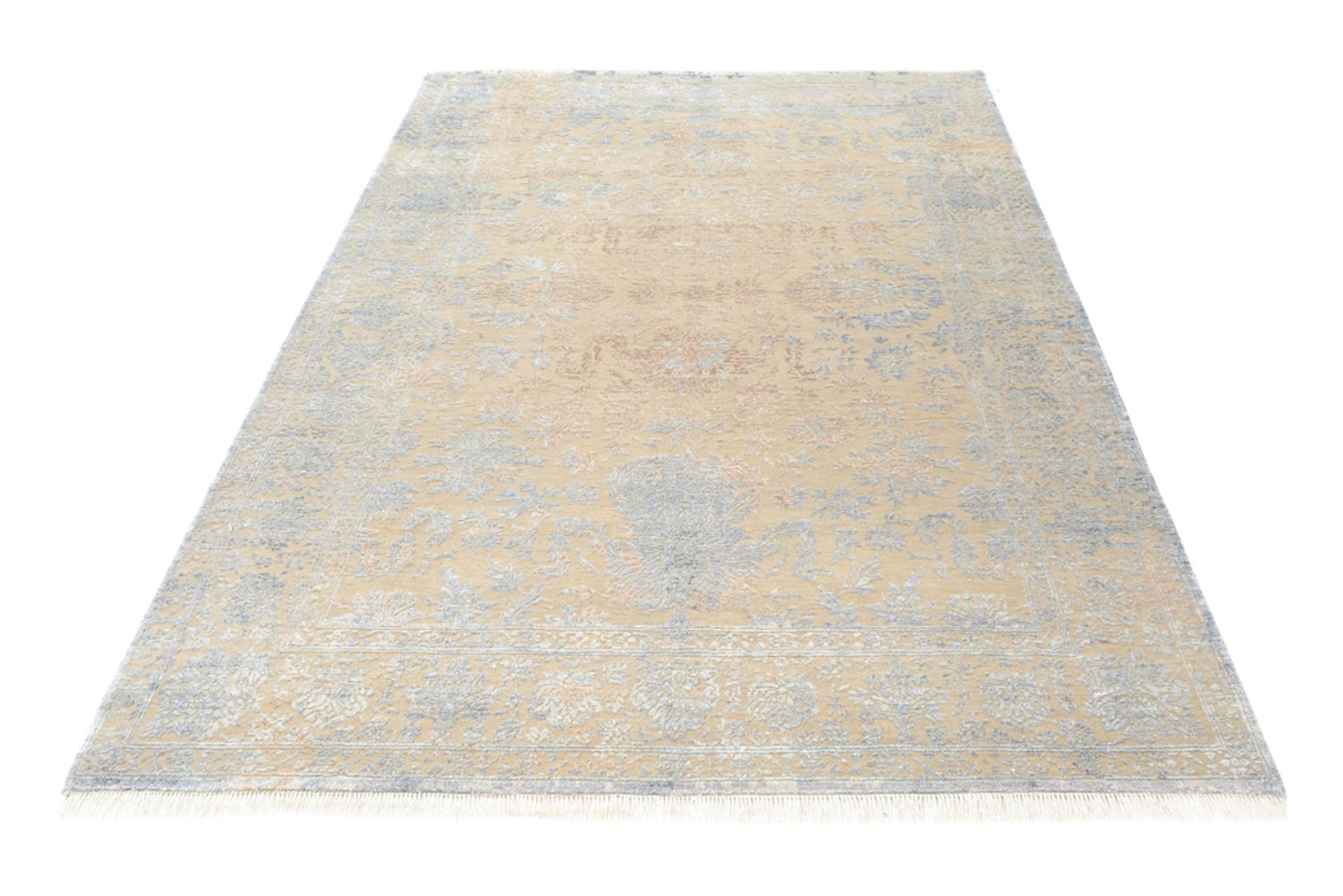 Tapis design - 243 x 166 cm - beige clair