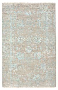 Tapis design - 154 x 101 cm - beige clair