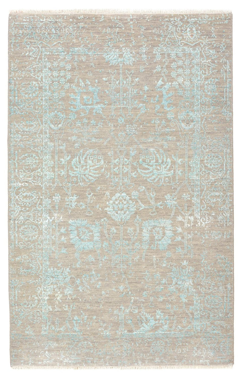 Tapis design - 154 x 101 cm - beige clair