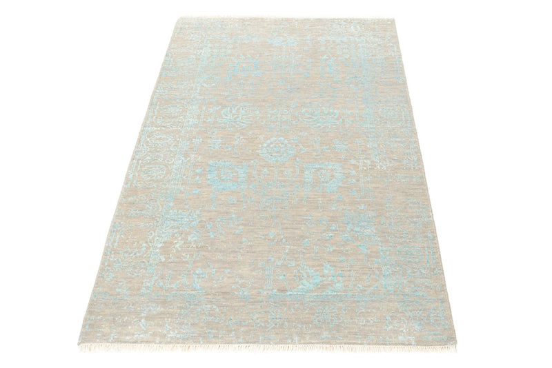 Tapis design - 154 x 101 cm - beige clair