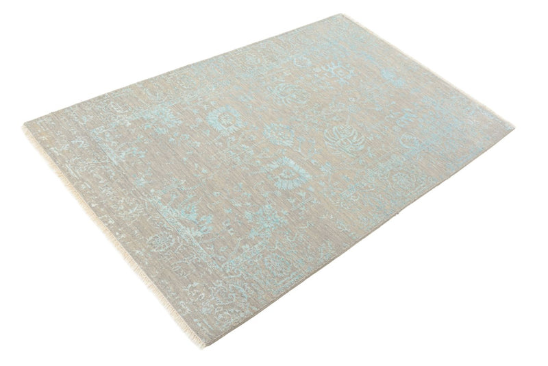 Tapis design - 154 x 101 cm - beige clair
