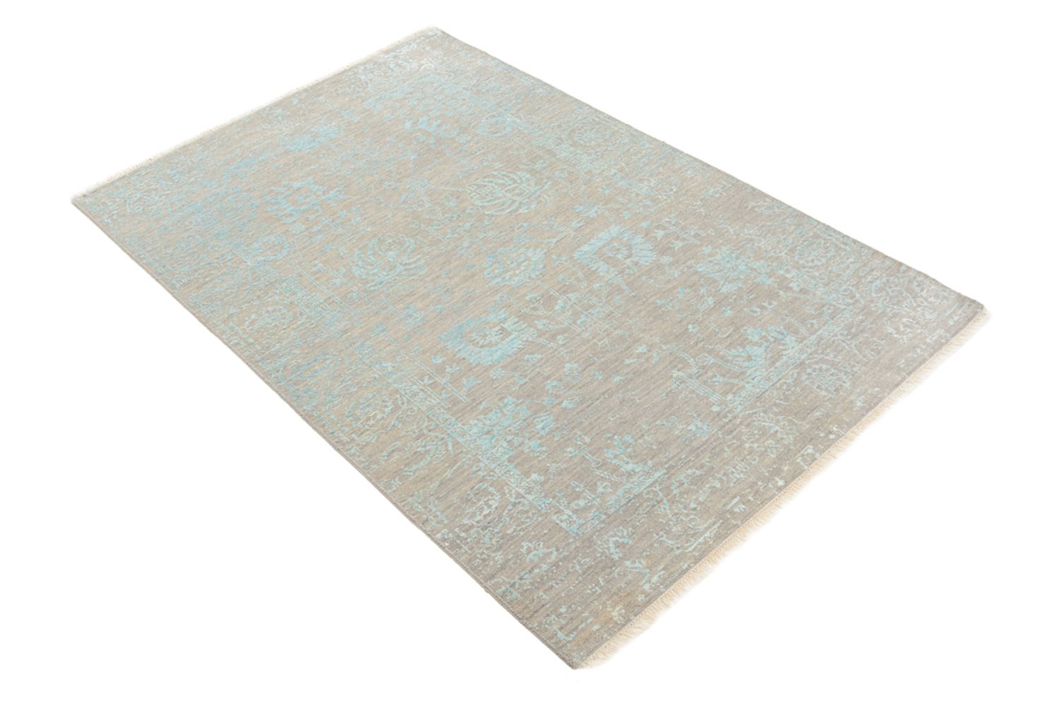 Tapis design - 154 x 101 cm - beige clair