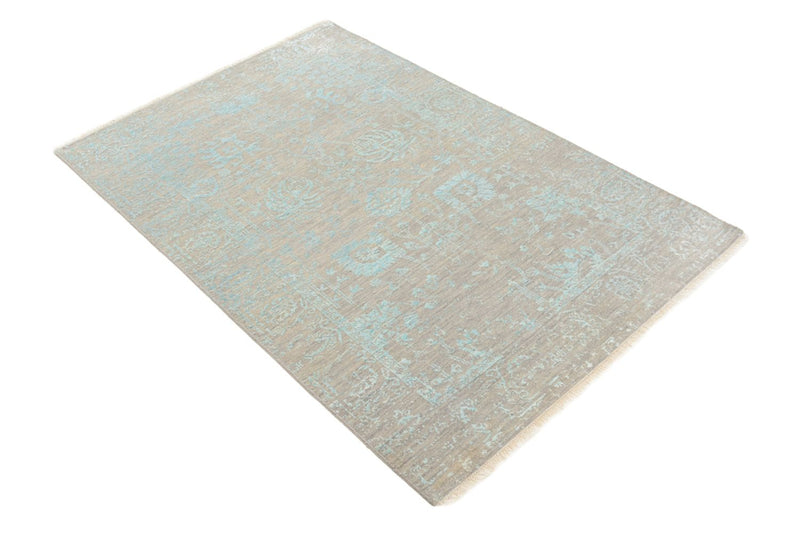 Tapis design - 154 x 101 cm - beige clair